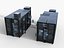 KI-Servermaschine – Supercomputer-3D-Modell (Low-Poly-Modell)