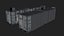 KI-Servermaschine – Supercomputer-3D-Modell (Low-Poly-Modell)