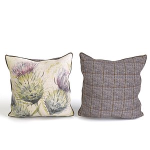 Voyage Cushion Flowers (Piped Pillow)