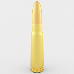 7 62x39 rifle cartridge 3D model
