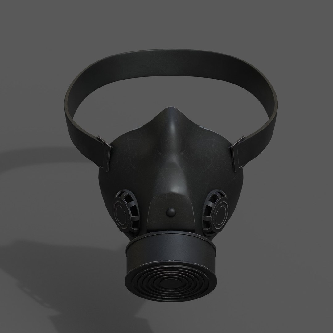 Gas mask model - TurboSquid 1522588