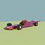 Coche de carreras de juguete como el de F1