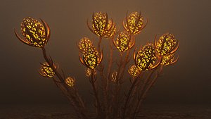 3D Halloween Plant