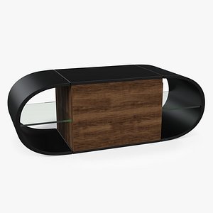 3D Round TV Stand model