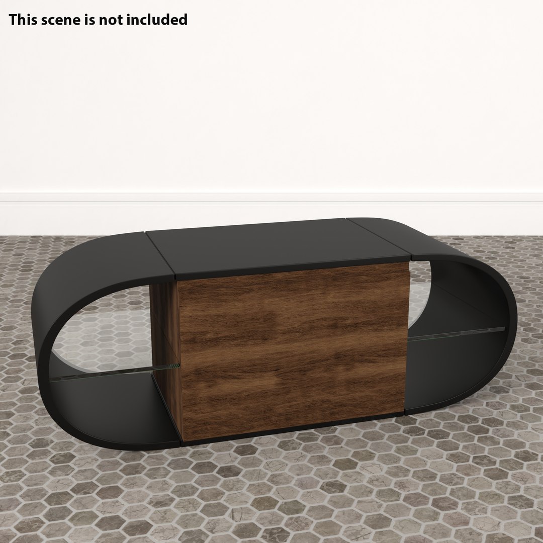 3D Round TV Stand Model - TurboSquid 1879579