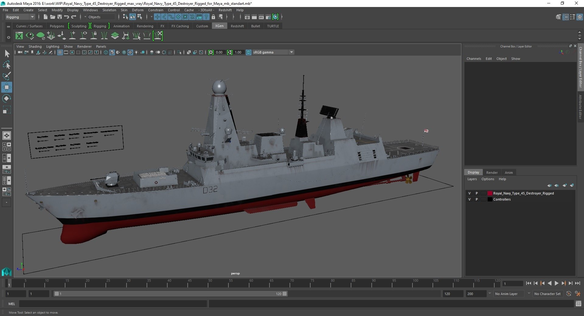 Royal Navy Type 45 Destroyer Rigged for Maya 3D model https://p.turbosquid.com/ts-thumb/4Y/GH7MR3/CQ/royalnavytype45destroyerriggedformaya3dmodel054/jpg/1720678692/1920x1080/fit_q87/9222dee4f2779a890c3d3b727bb032363789ab4e/royalnavytype45destroyerriggedformaya3dmodel054.jpg