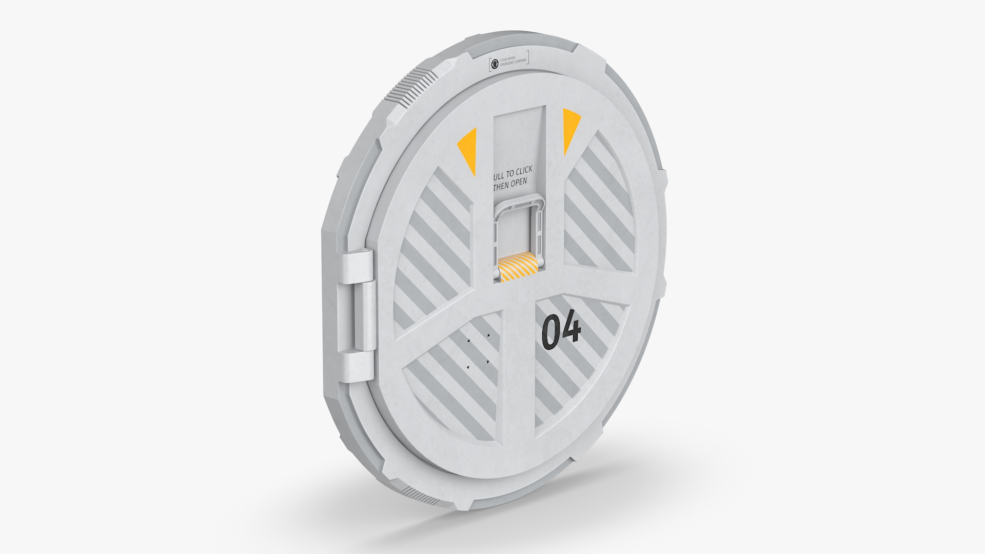 Sci Fi Airlock Hatch Type 04 Gray 3D Model TurboSquid 2446426