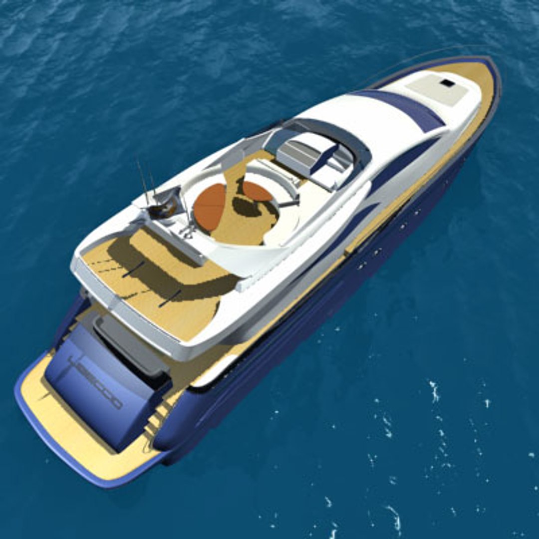 Luxury Yacht 3d Model