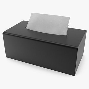 Tissue Box Black