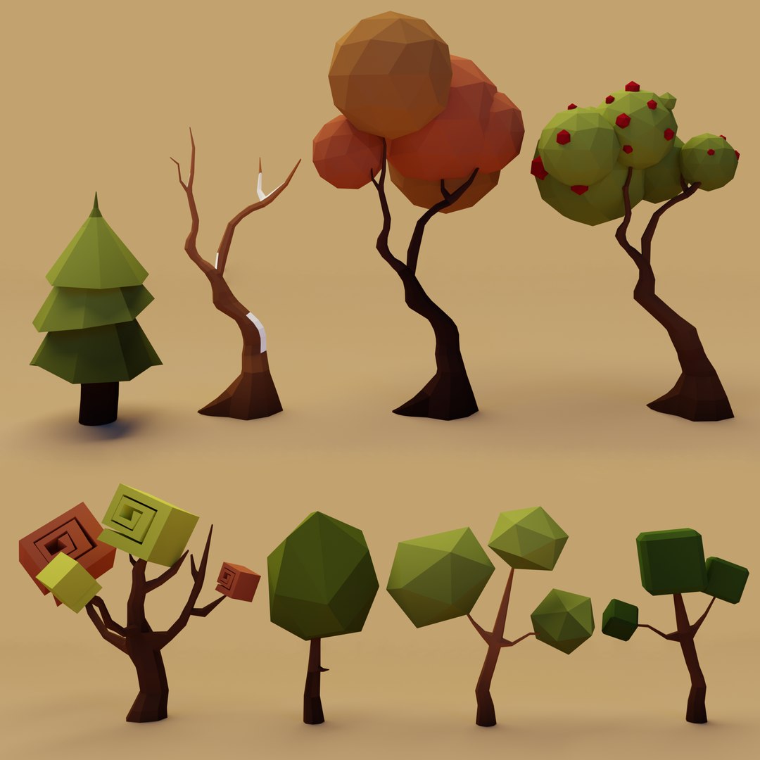 3D Enviroment Low Poly Model - TurboSquid 2157869