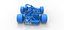 Concepto de kart loco Escala 1 a 25