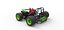 Concepto de kart loco Escala 1 a 25