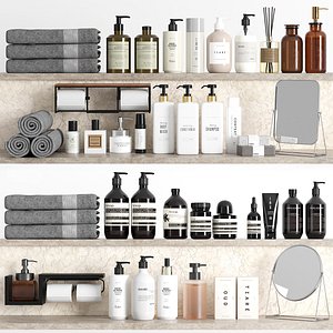 3D Bathroom Accessories 60 model