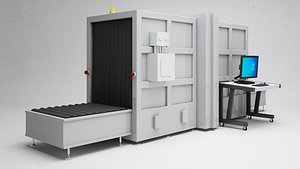 x-ray scanner luggage 3D model