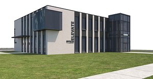 Commercial-036 Office Building 3D model