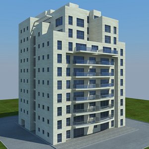 buildings 1 3d model