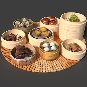 Chinese Dim Sum Bamboo Steamer