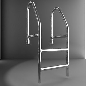 3d model pool ladder