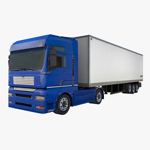 3D truck trailer model