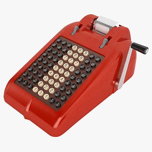 Retro Adding Machine 03