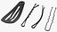 Hairpin Set Black