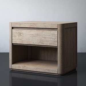 martens open nightstand 3D model