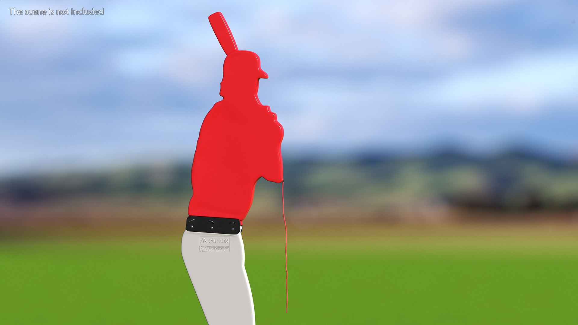 3D Baseball Pitching Dummy Red - TurboSquid 2244944