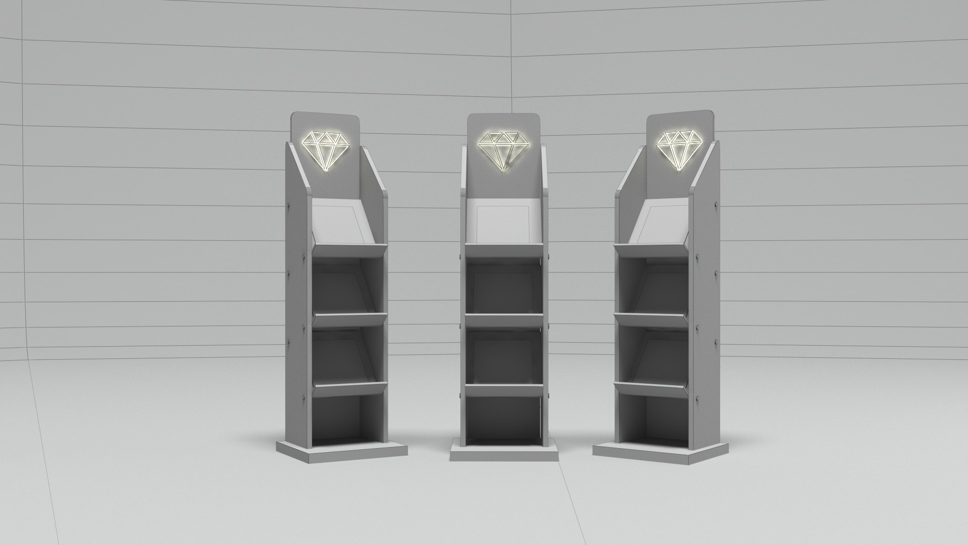Free 3D Brochure Rack - TurboSquid 2333931
