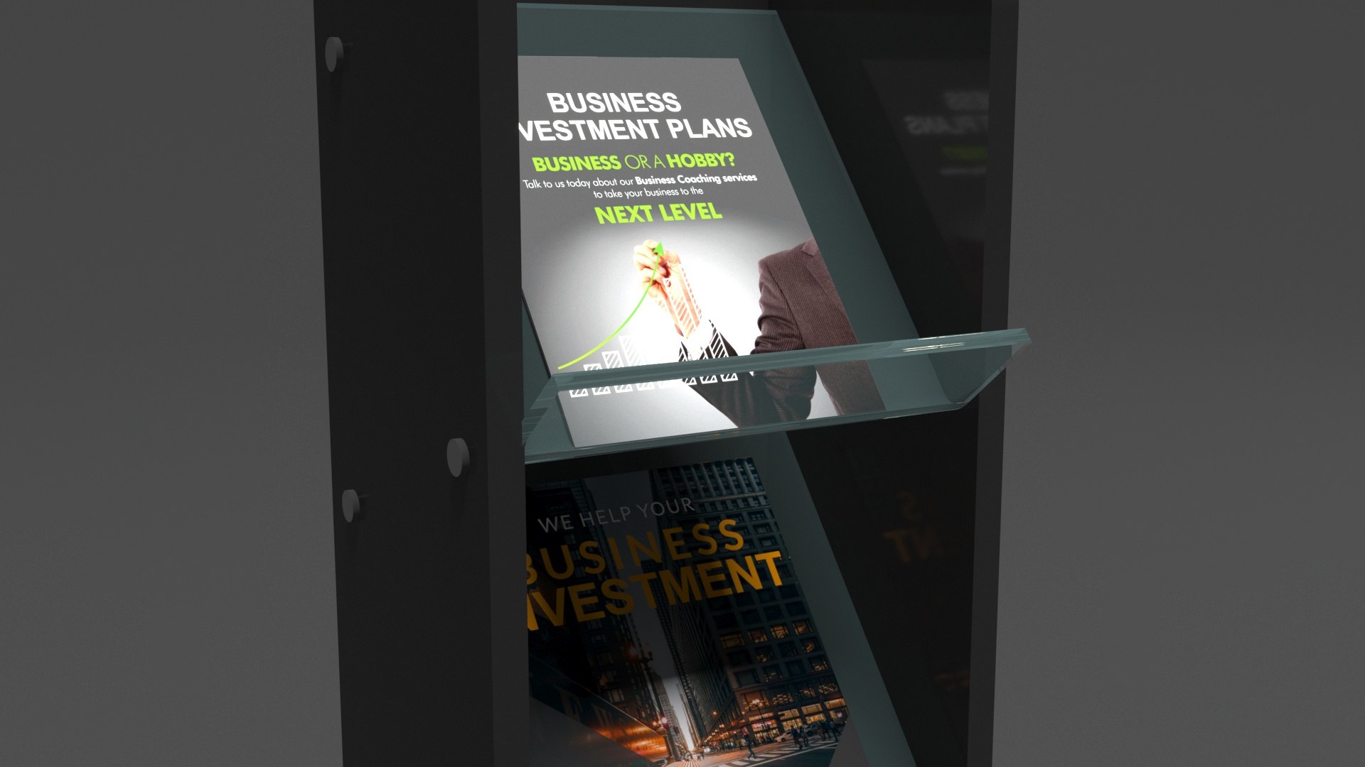 Free 3D Brochure Rack - TurboSquid 2333931