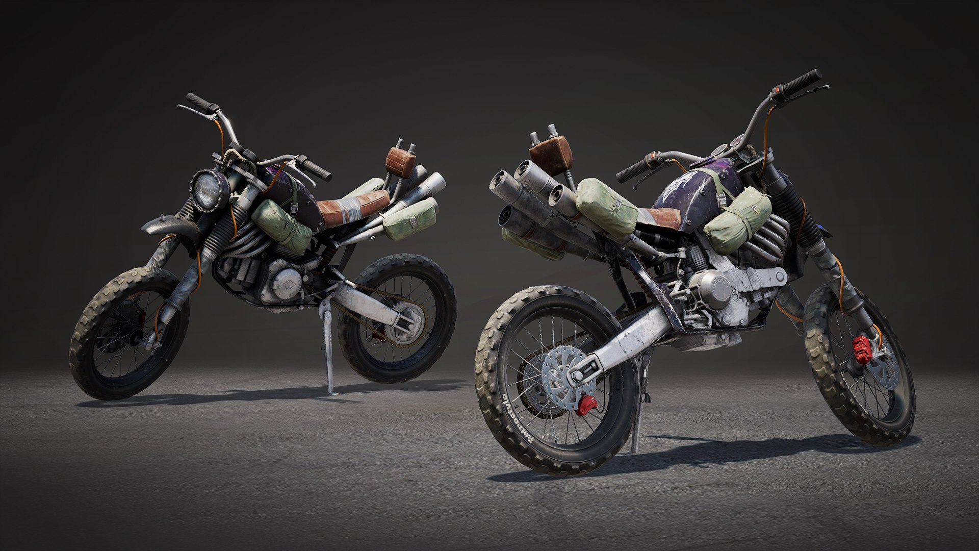 Last Guns - Apocalyptic Wheels 3D https://p.turbosquid.com/ts-thumb/4Z/39GsrC/nW/realisticzombieapocalypticbikeunityscreenshots1920x108018clean/jpg/1682327463/1920x1080/fit_q87/4c0667de79a8ab499ab591804208a33bfab57cbf/realisticzombieapocalypticbikeunityscreenshots1920x108018clean.jpg