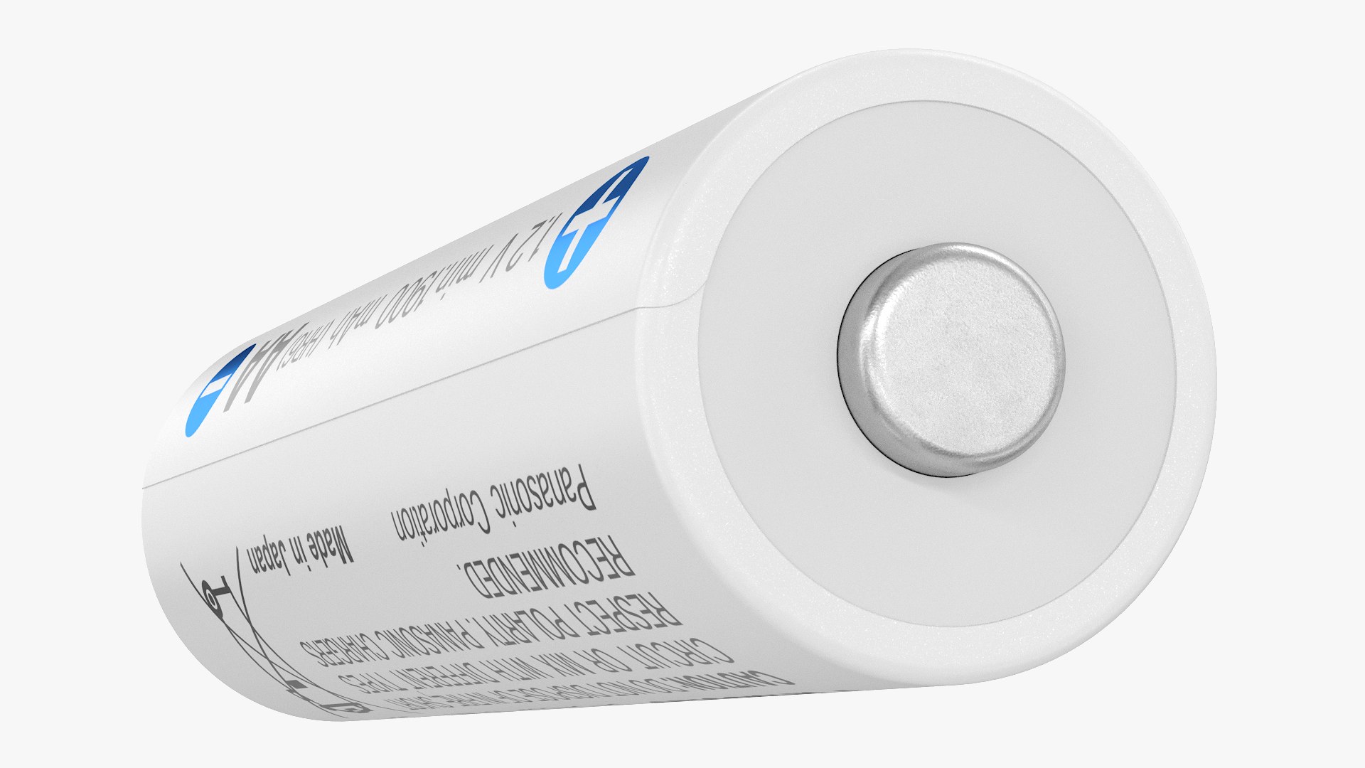 3D Eneloop Battery AA Model - TurboSquid 1952307