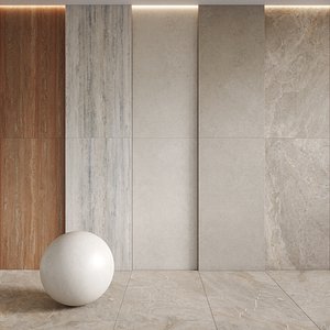 Porcelain StoneSystem Vitra beige 3D