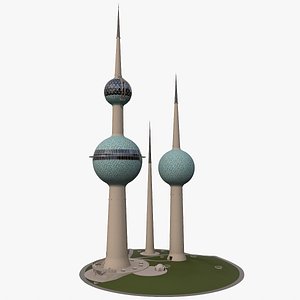 3D Kuwait Towers