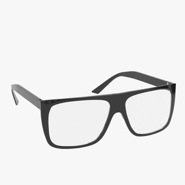 3D Model Glasses Top Rimless - TurboSquid 1948774