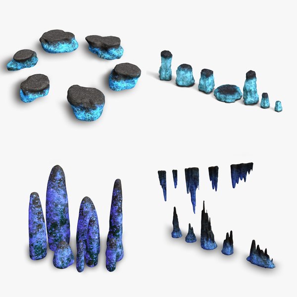modelo 3d Combinación de rocas mágicas - TurboSquid 1990977