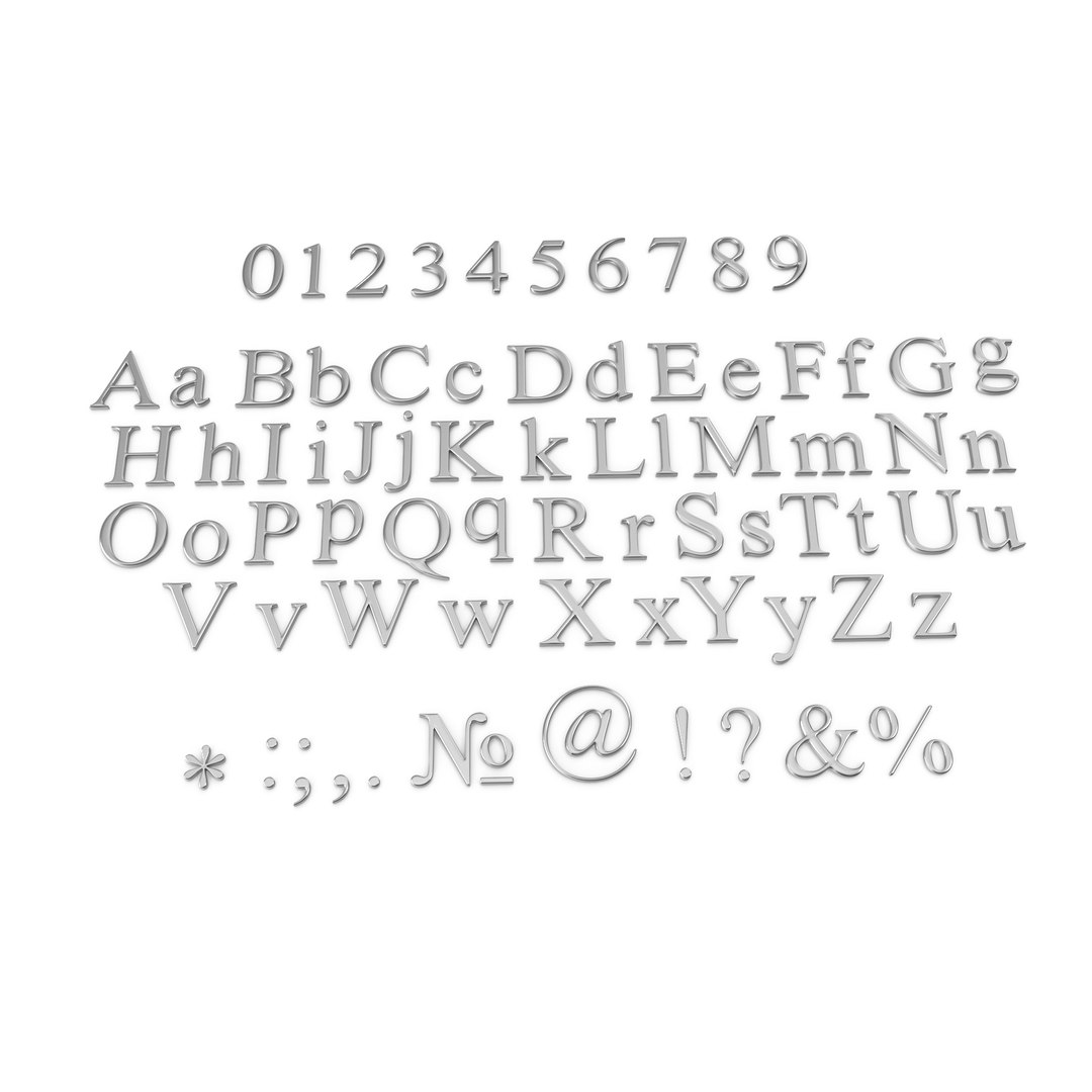 3D Alphabet chrome 1 model https://p.turbosquid.com/ts-thumb/4Z/EKRyoJ/dJ/z01/jpg/1696533966/1920x1080/fit_q87/dc361e68861c0ecff8654e91317ed596cf1bd9ad/z01.jpg