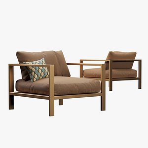 3D Chair outdoor  furniture model