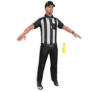 3D football referee 4