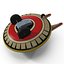 3ds max toy flying saucer