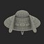 3ds max toy flying saucer