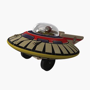 3ds max toy flying saucer