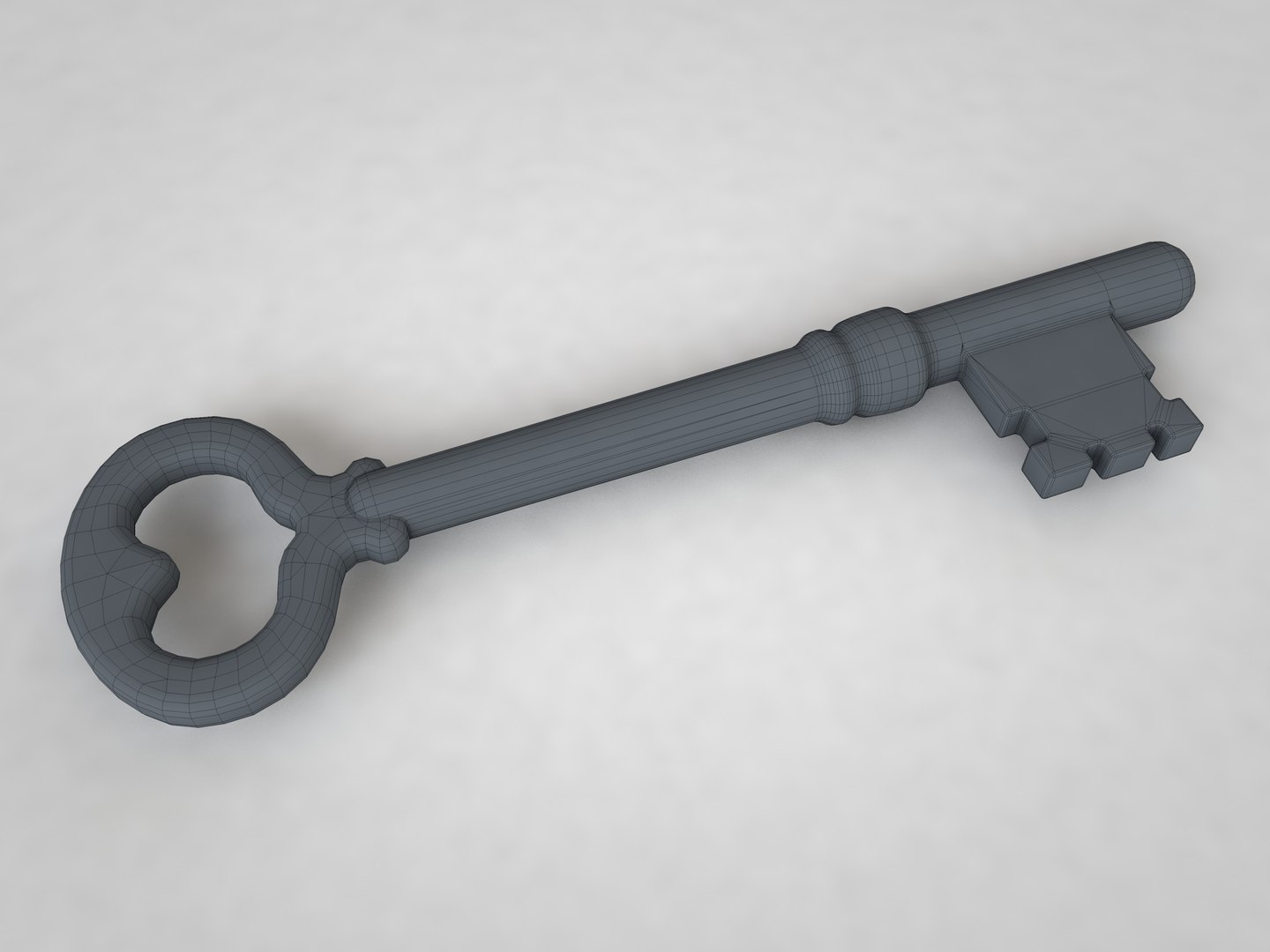 3D vintage key old model - TurboSquid 1396759