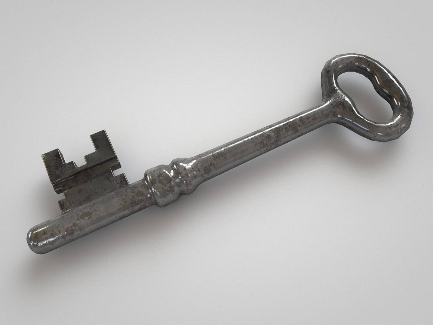 3D vintage key old model - TurboSquid 1396759