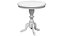 Mesa de madeira com pedestal Darwin
