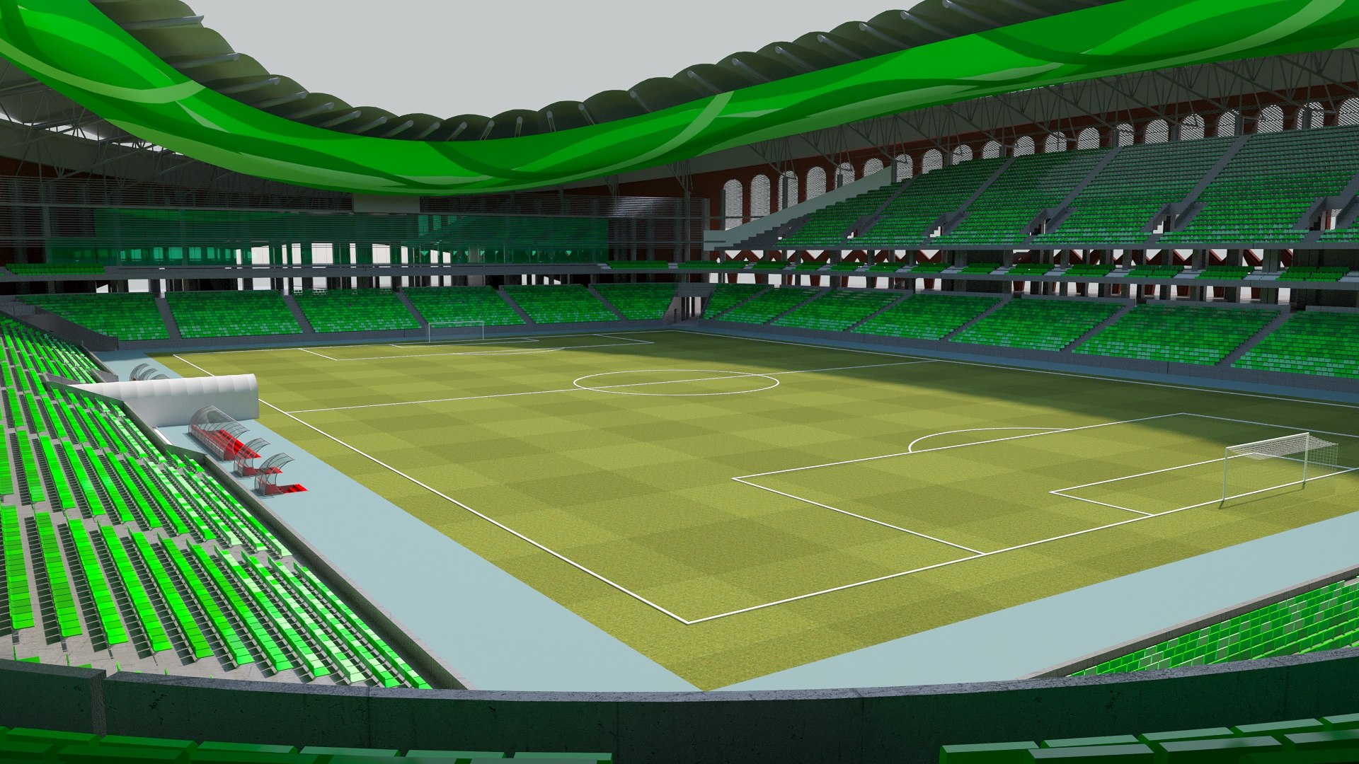 Stadium 3D Model - TurboSquid 1867430