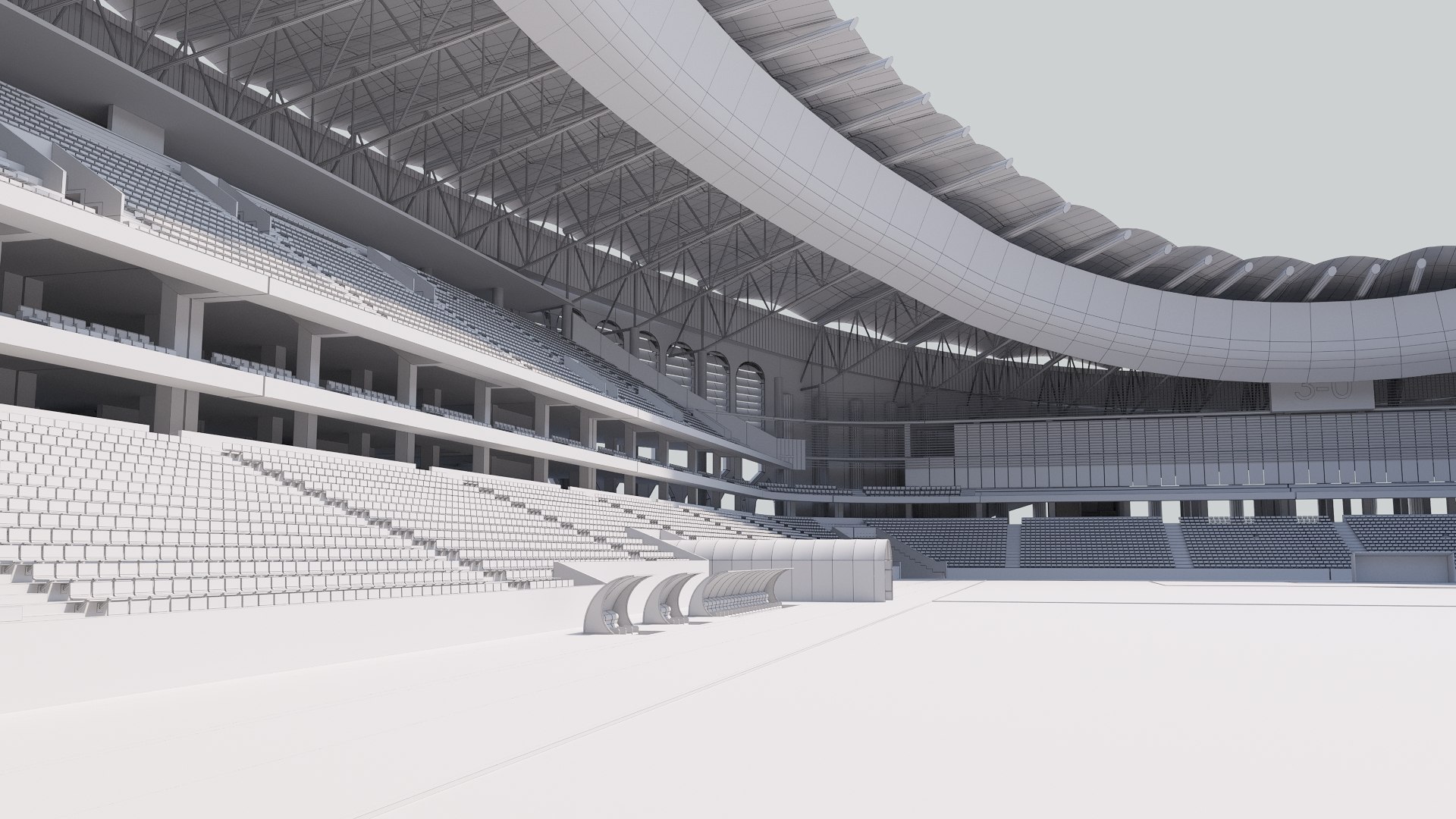 Stadium 3D Model - TurboSquid 1867430