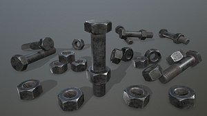 bolts 3D model