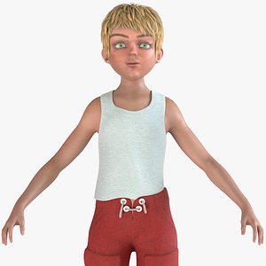 Cartoon Boy Casual