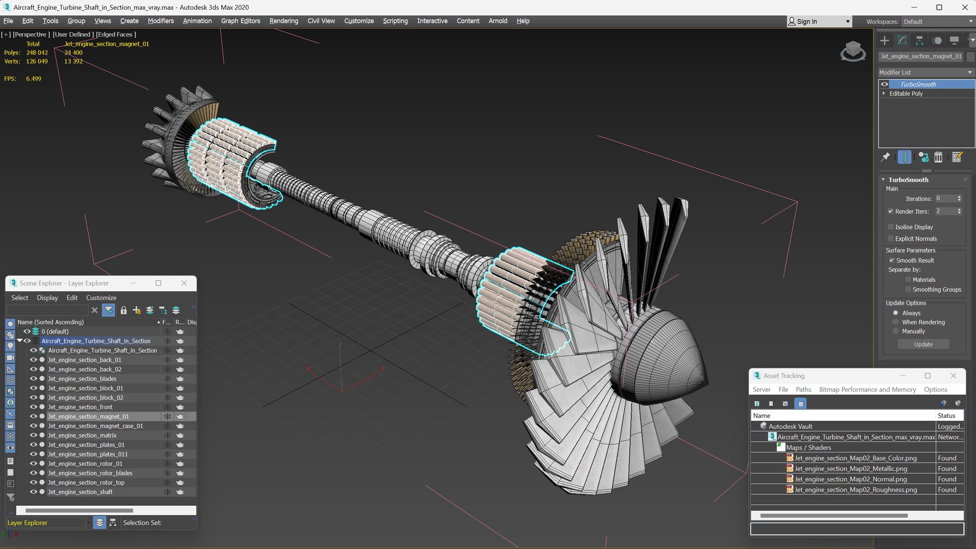 3D model Aircraft Engine Turbine Shaft in Section https://p.turbosquid.com/ts-thumb/4Z/PFKcHE/fa/aircraft_engine_turbine_shaft_in_section_021/jpg/1742611904/1920x1080/fit_q87/79fdd1ef3ac675f7df4c570849ceb8190a241cc6/aircraft_engine_turbine_shaft_in_section_021.jpg