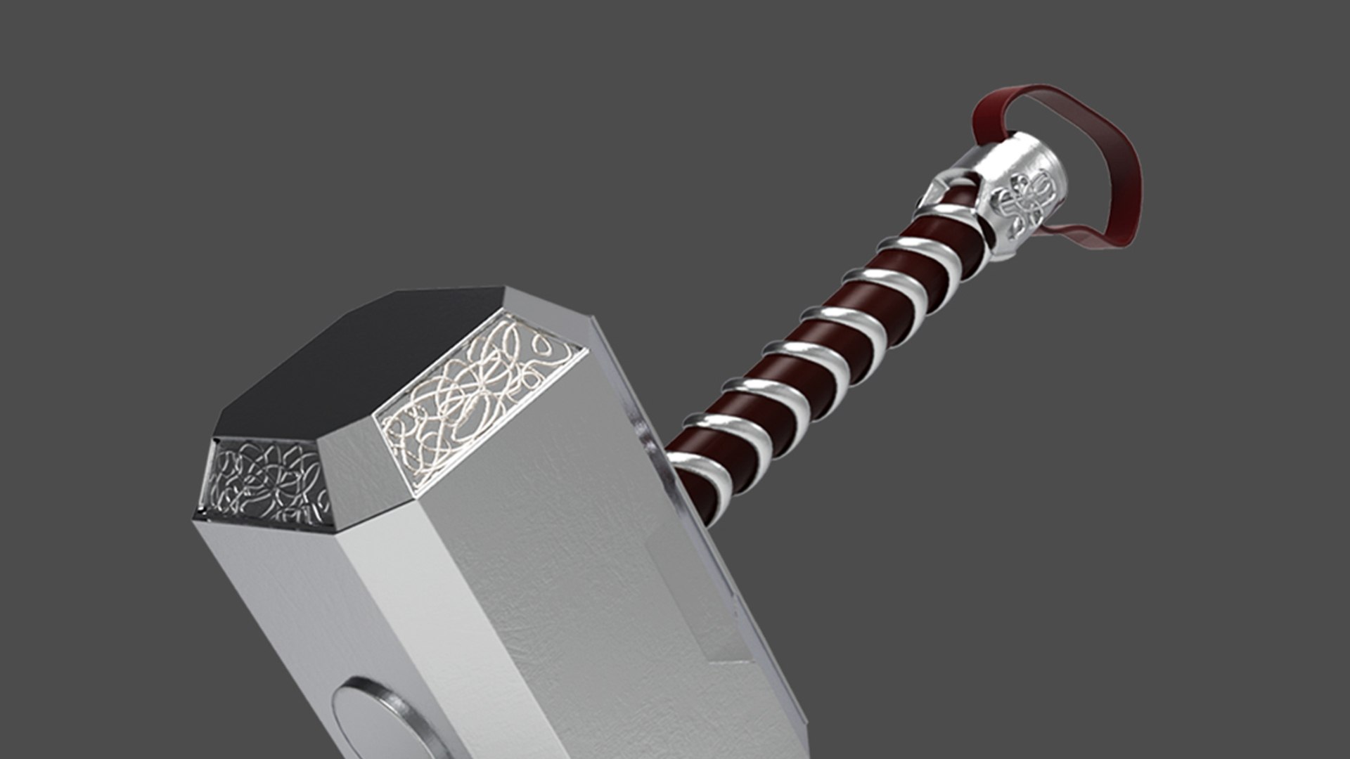 3D Model Hammer Thor Mjolnir - TurboSquid 1595873